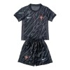 Maillot de Gardien Portugal Euro 2024 Noire Pour Enfant